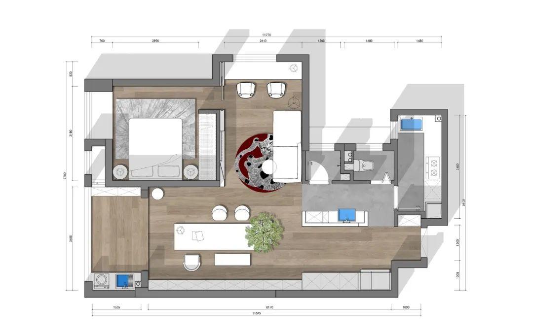 个性自由的公寓之家丨六西格玛装饰设计-2