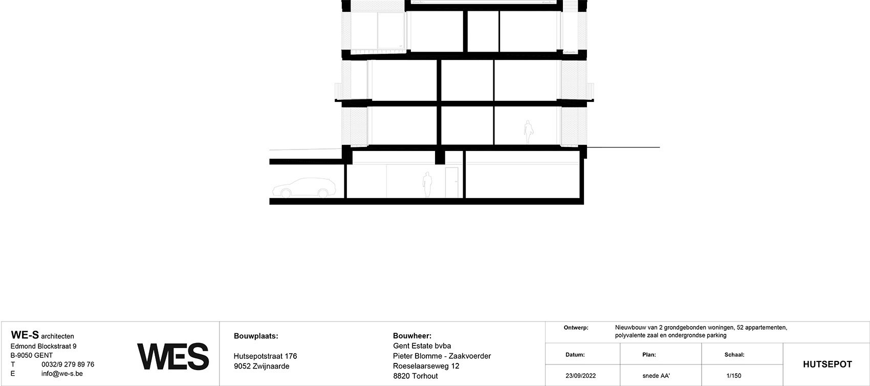 Hutsepotstraat:54 套公寓丨比利时丨WES architects-57