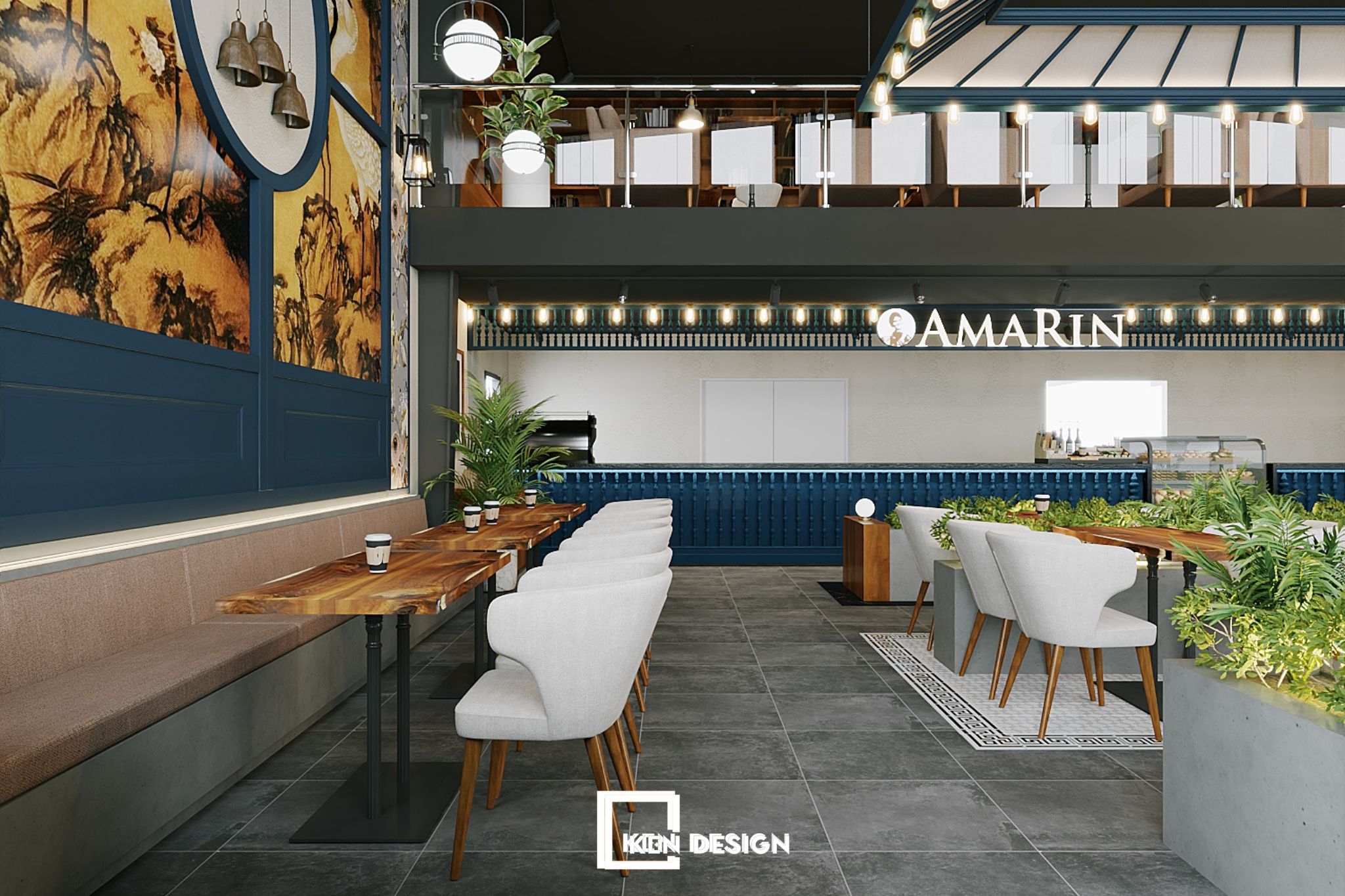 Amarin咖啡馆设计丨美国丨KenDesign-32