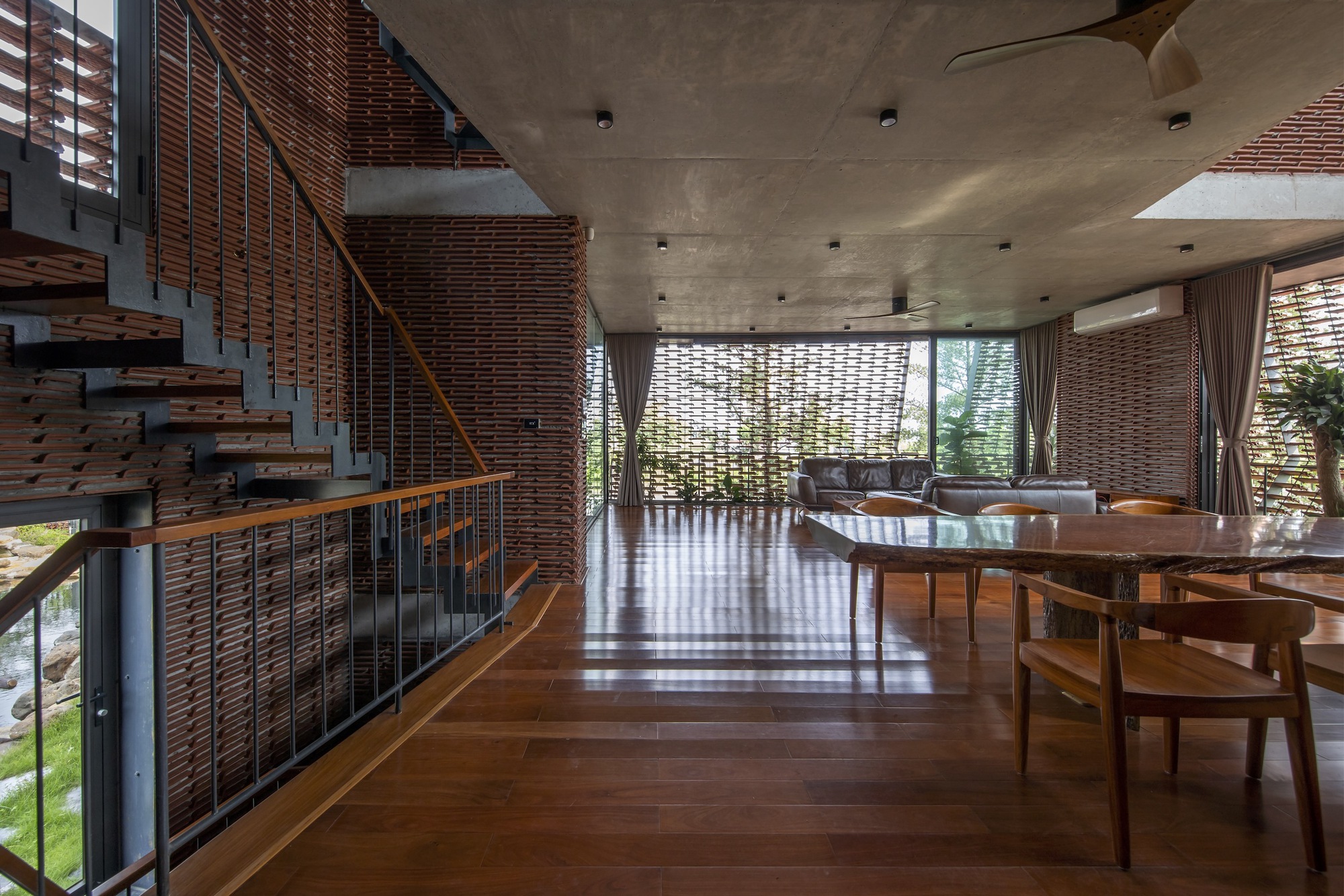 瓦片雀巢屋丨越南丨H&P Architects-45