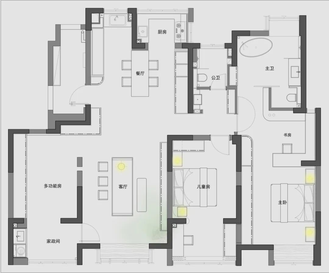 焦糖栗子色的治愈之家 · 秋日原木风设计丨如一建筑设计-18