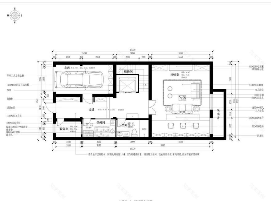 
欧式法式新中式别墅设计作品王文泉107 -6