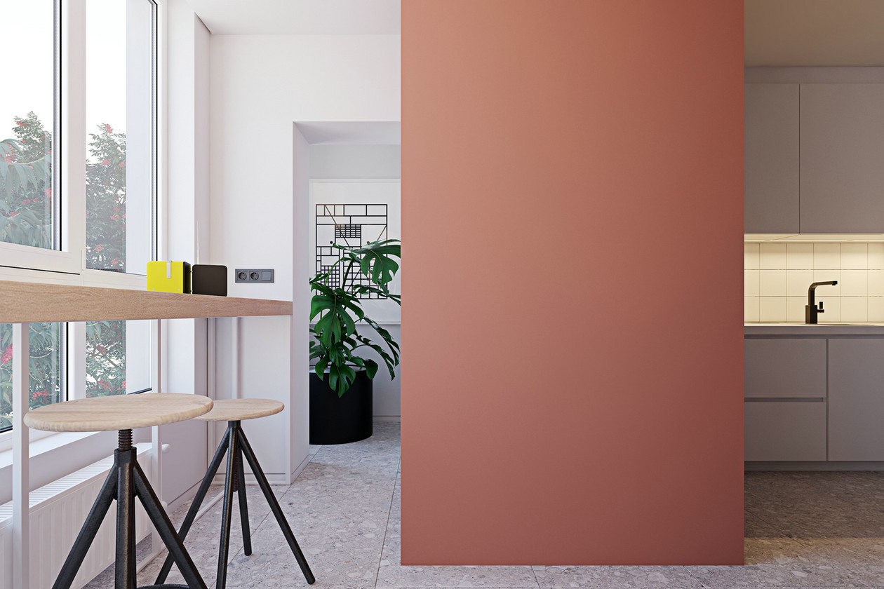 乌克兰基辅 82㎡多彩空间设计-5