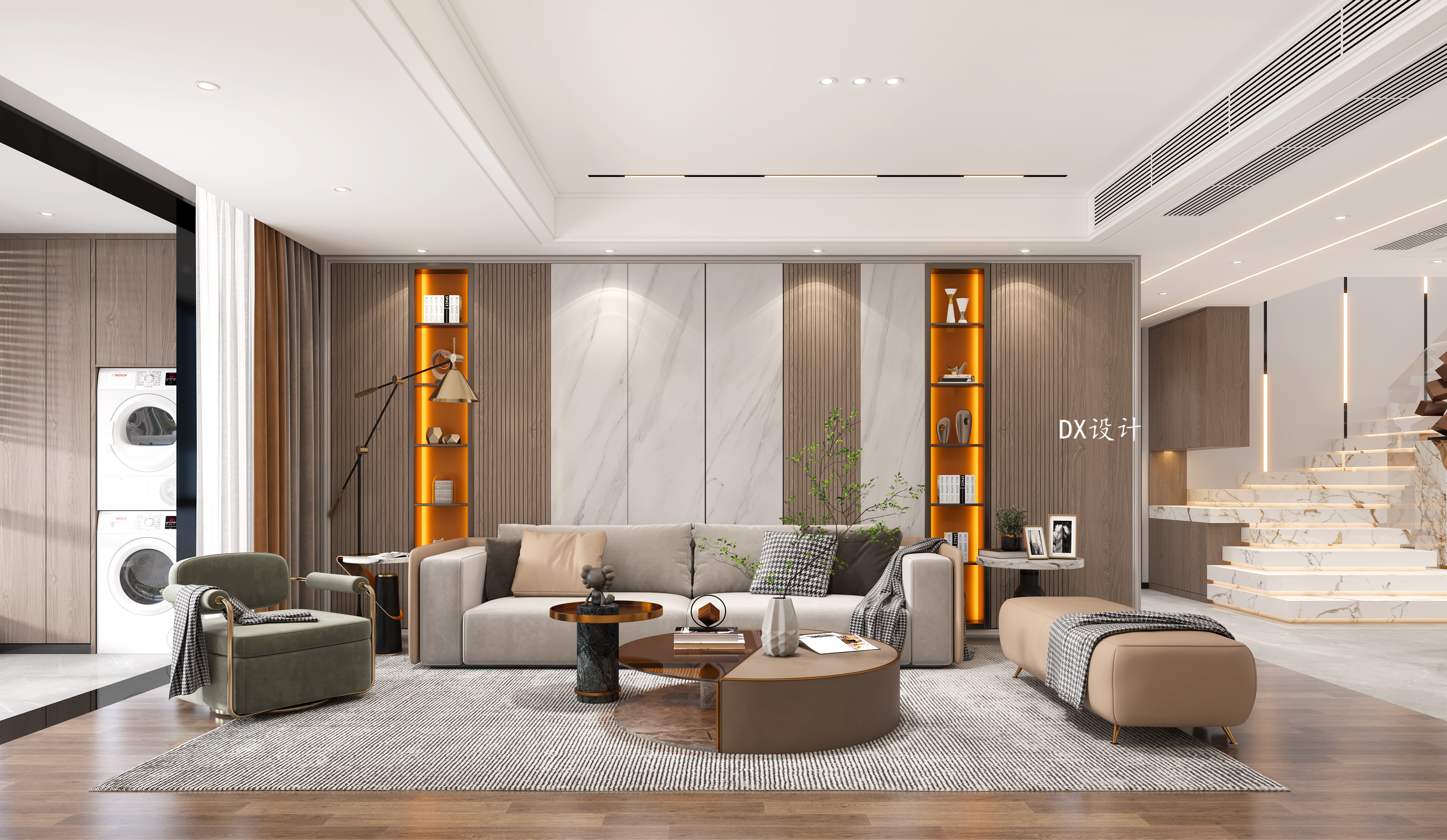 现代轻奢平层设计-5