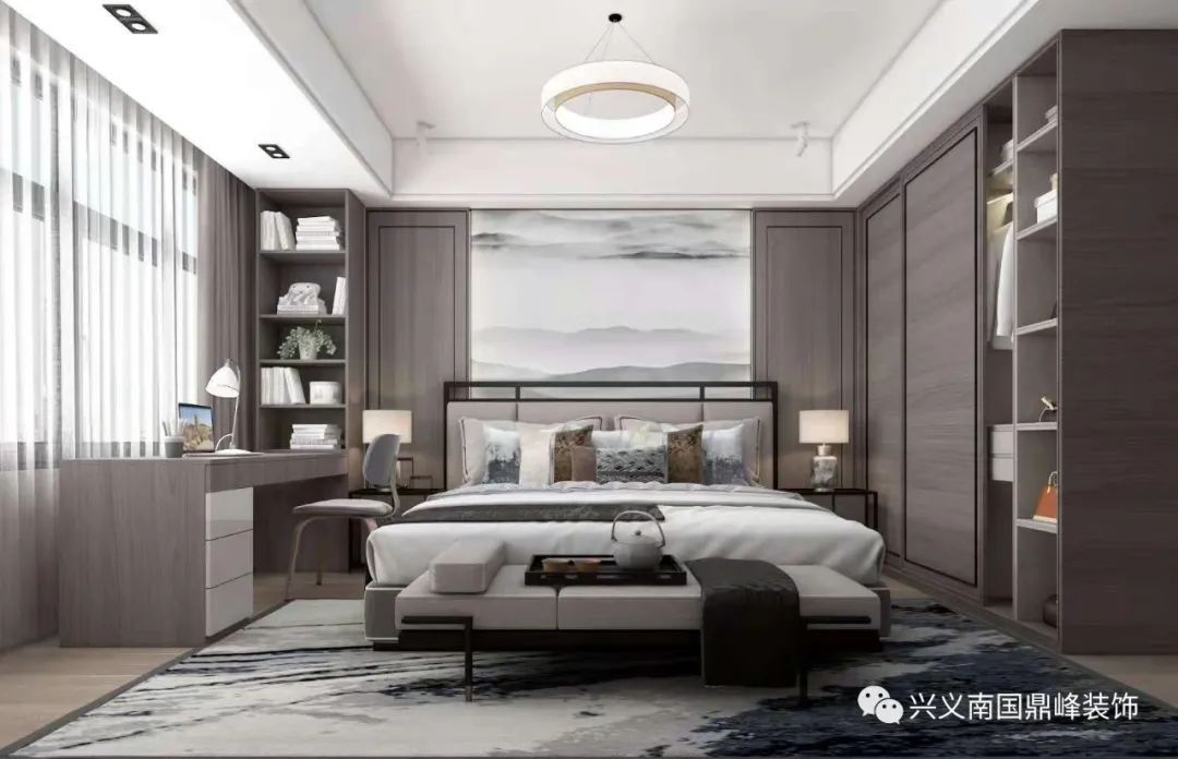 四季花城新中式别墅设计丨南国鼎峰装饰鼎墅设计-20