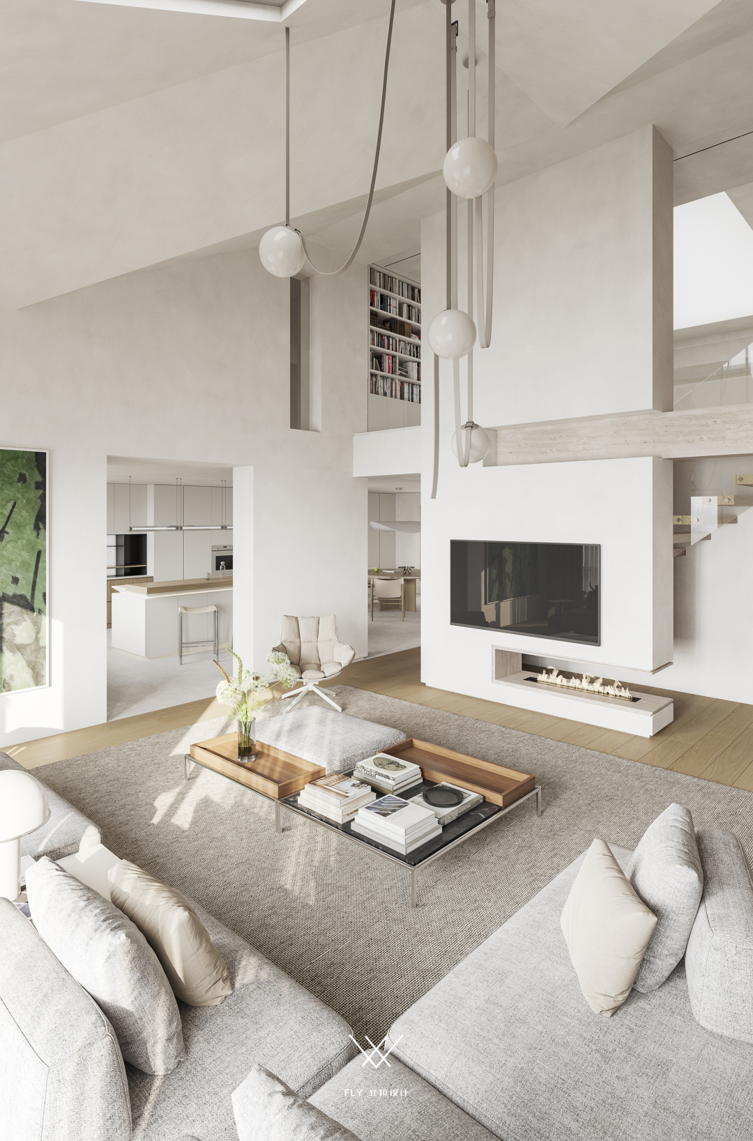 现代感官艺术 · 菲拉设计的跃层空间丨中国杭州-25