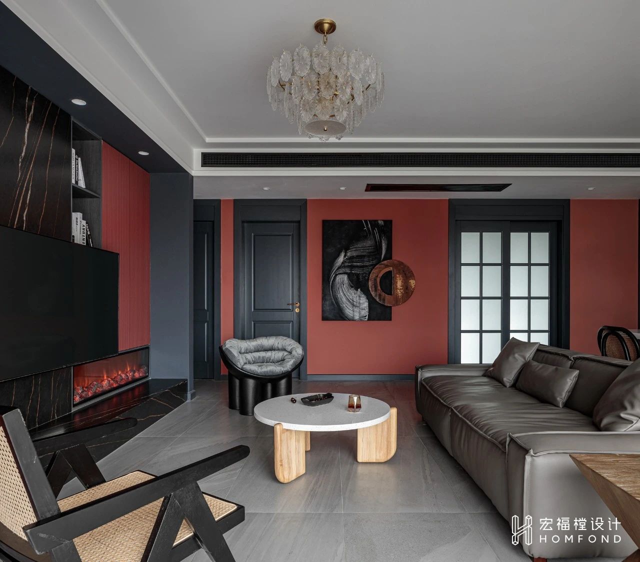 金科集美学府复古与现代住宅设计丨中国成都丨宏福樘设计-8