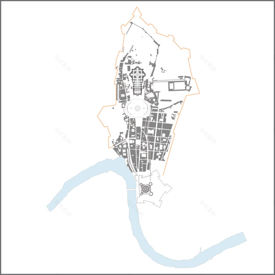 圣彼得广场绘图研究丨意大利罗马-13