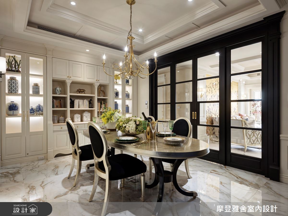 摩登雅舍·87老屋翻新法式輕洛可可風精品飯店宅丨摩登雅舍室内设计-17