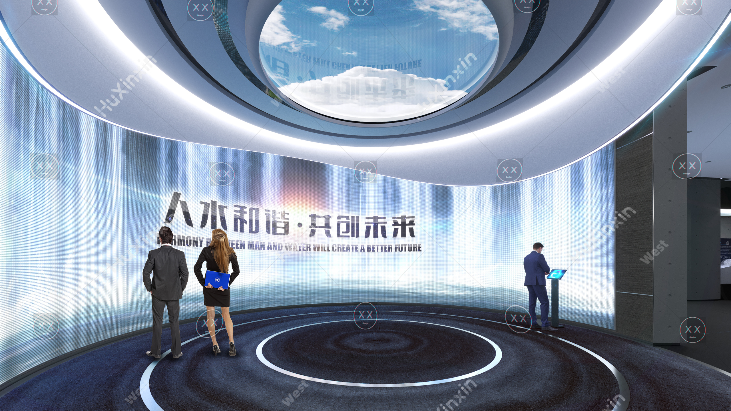 湖北水院企业展厅-9