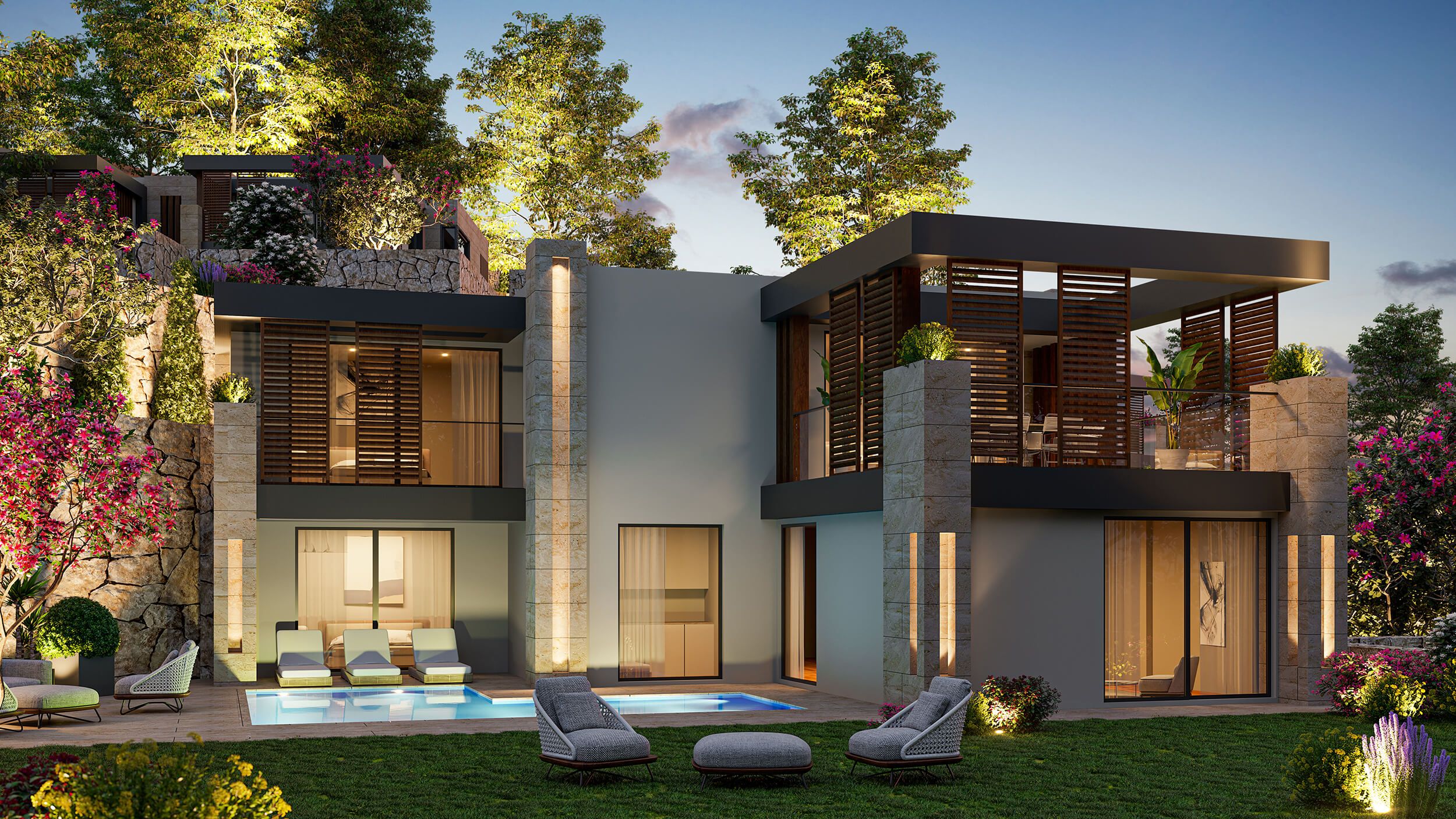 悬崖之上的豪华绿洲·Skygarden Villas丨土耳其丨Quark-10