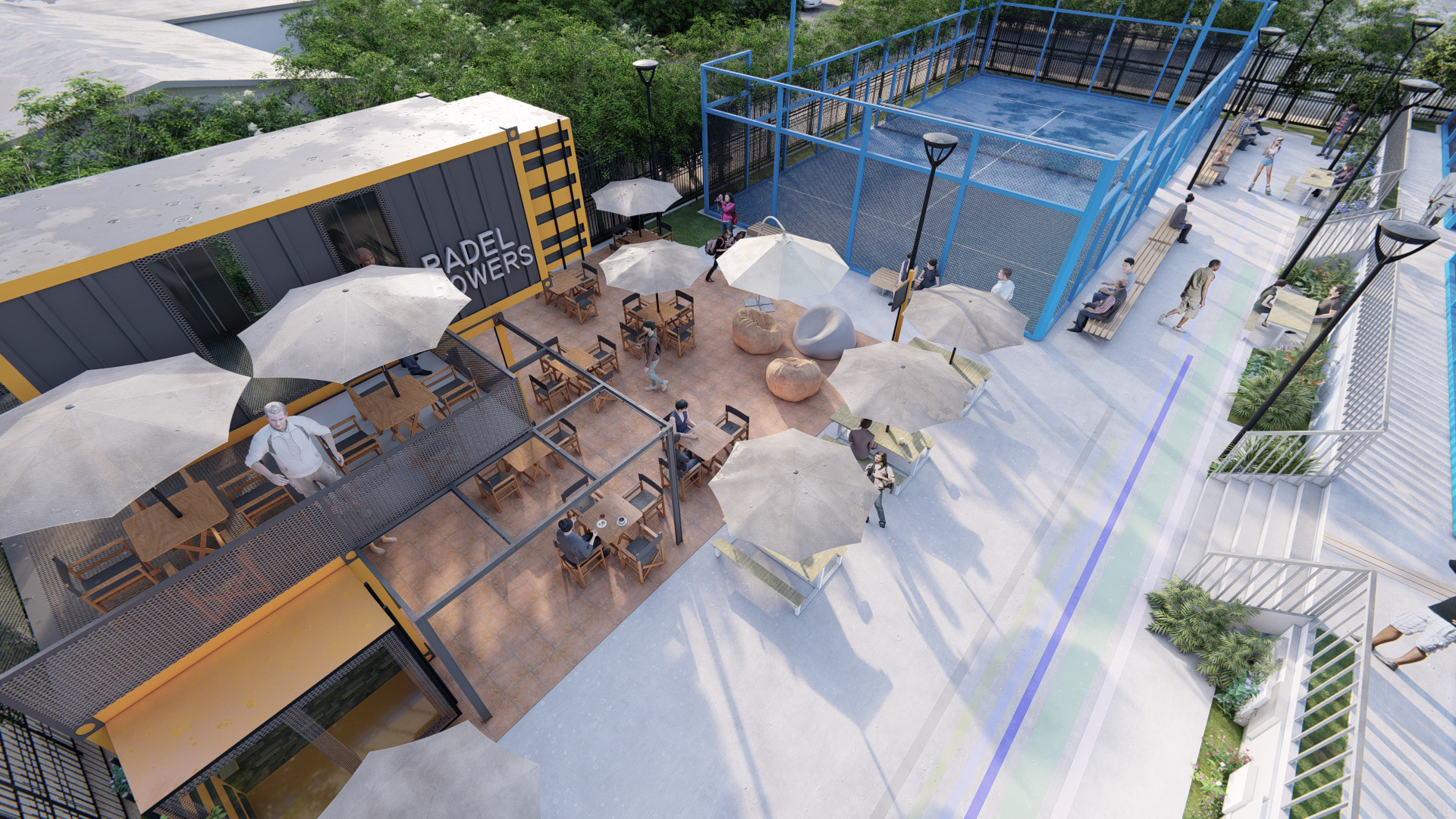 板式网球综合设计丨荷兰丨PADEL POWERS-10