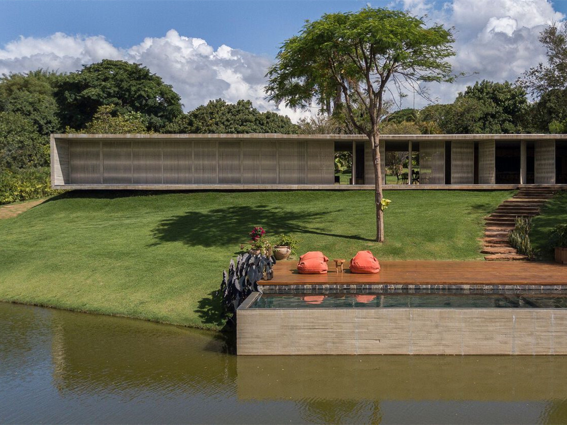 巴西湖边小屋丨mf+arquitetos-3