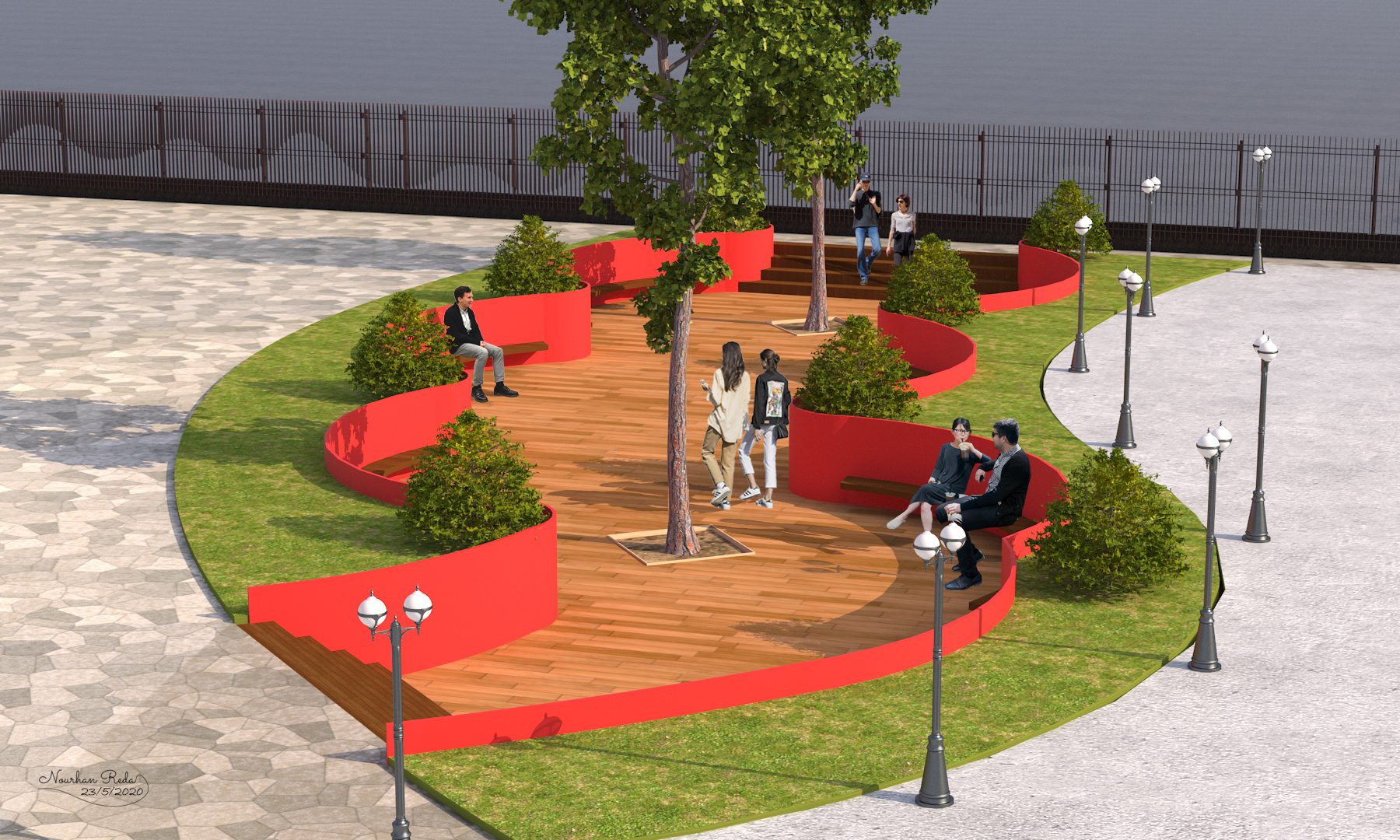 Seating Area - El Hezb El Watany land, Tahrir-2