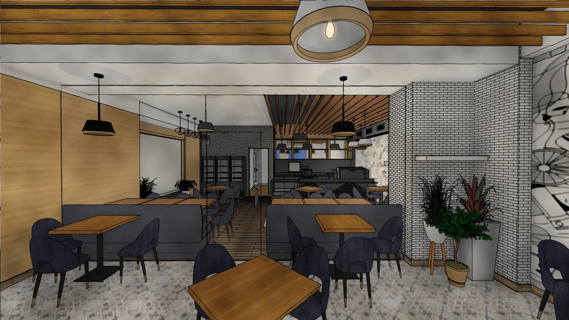 Sierra Cafe Design in Watercolors-1