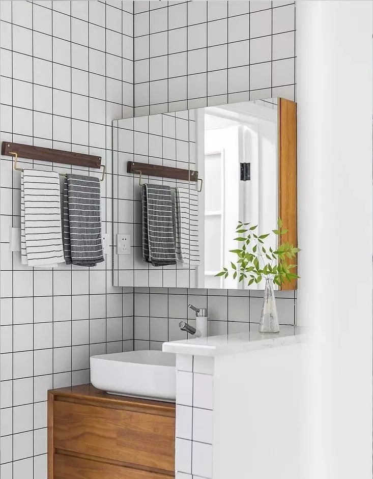 小卫浴空间装修宝典,让 3-6㎡的浴室焕然一新-36