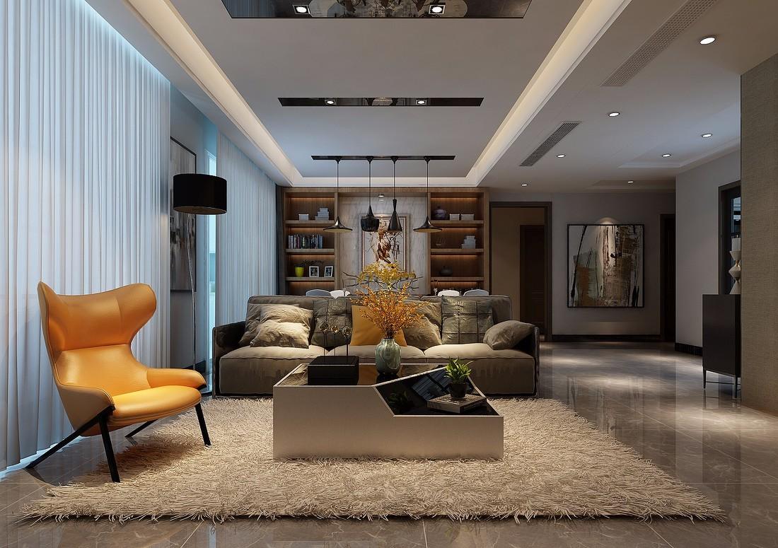 济南万泰装饰百步亭 170 平现代轻奢案例-0