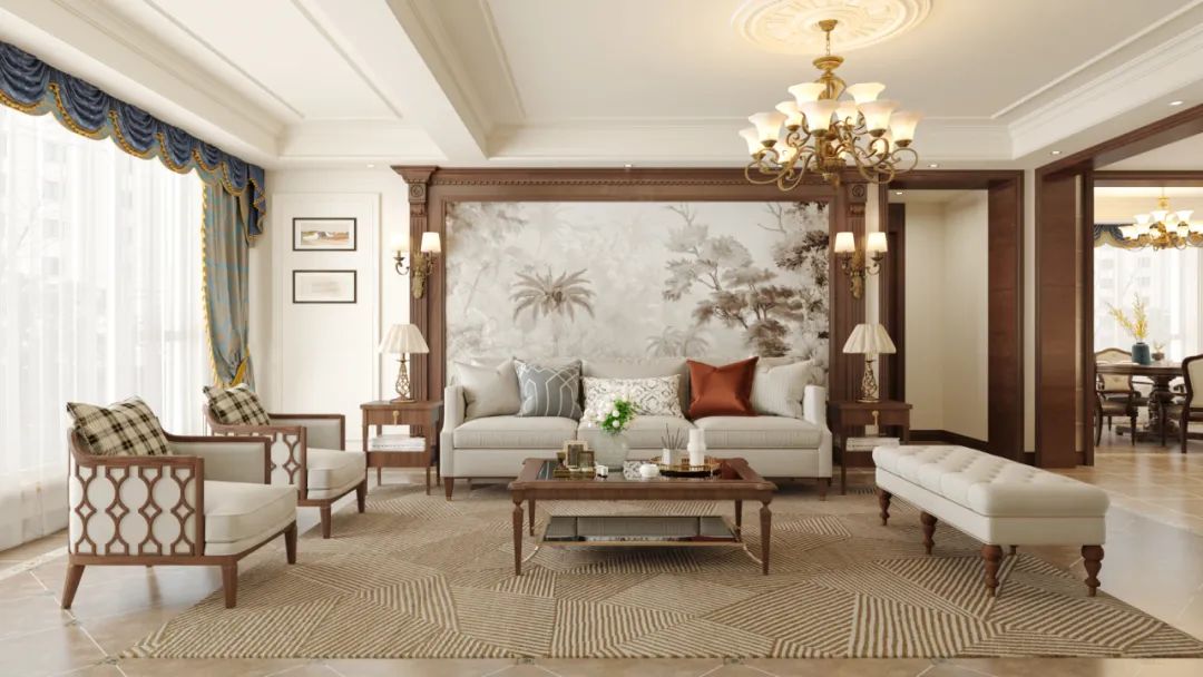 大连樱园山庄美式别墅设计丨中国大连丨壹平方设计师事务所-24