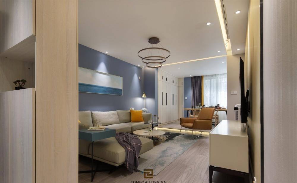 同筑设计丨静谧温馨的居家空间-3