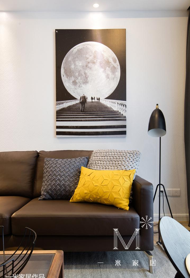 公寓丨【一米家居】 ◣赏味黑白◥ 89㎡现代-4