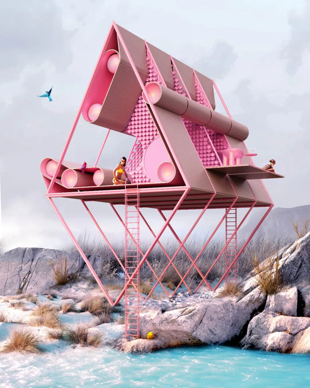 瀑布避难所丨Antireality-16