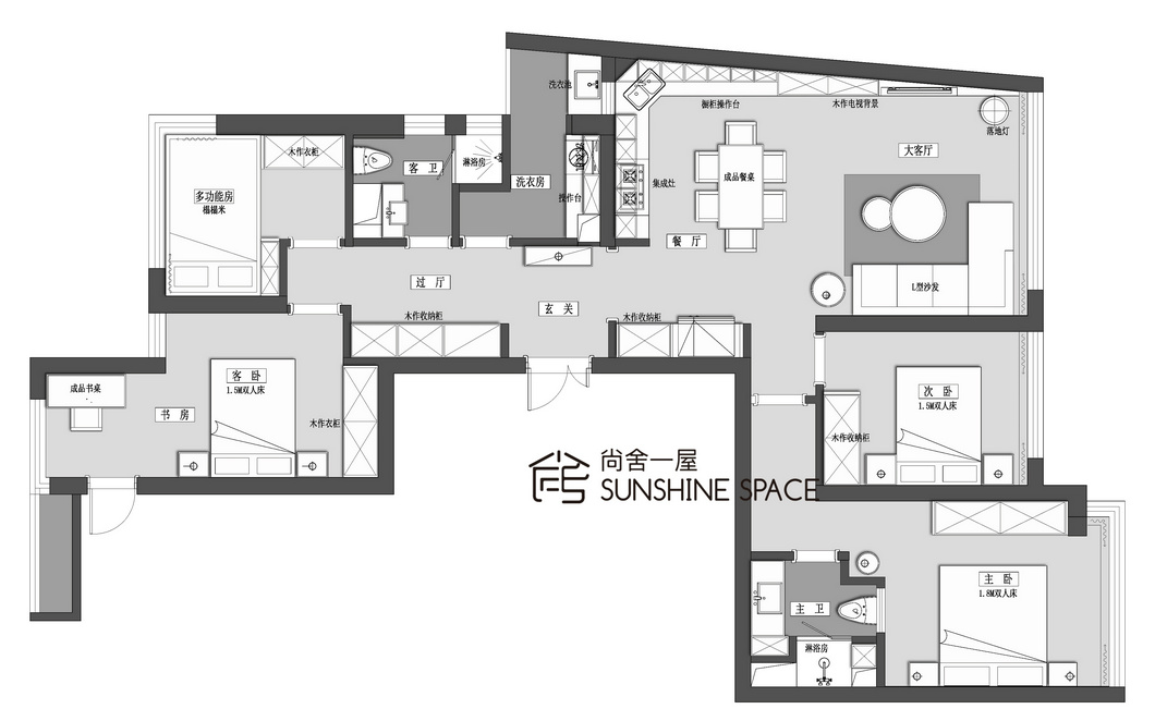 钱塘江畔的现代轻奢之家-7