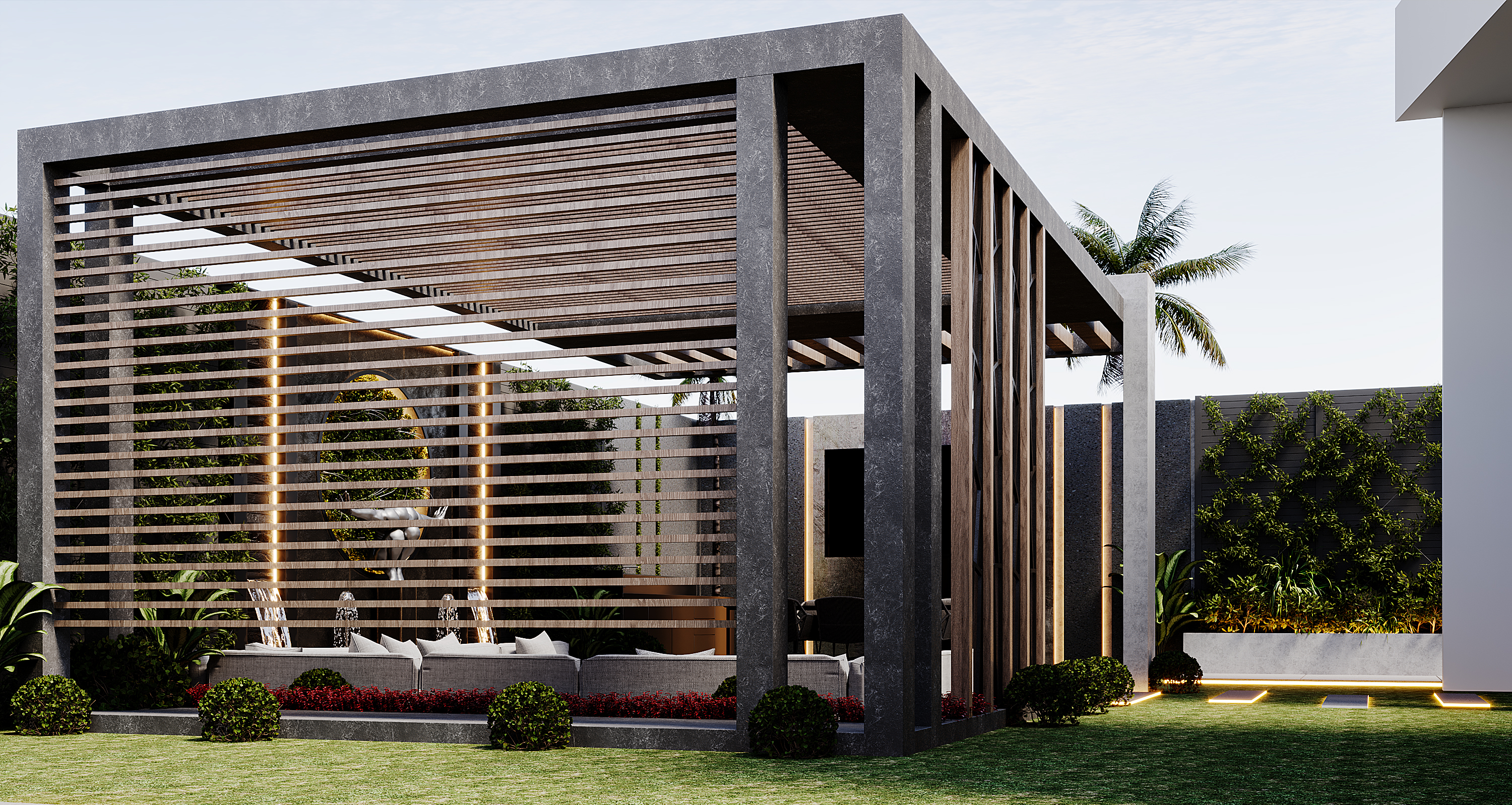 PRIVATE VILLA LANDSCAPE (BADYA COMPOUND)-6