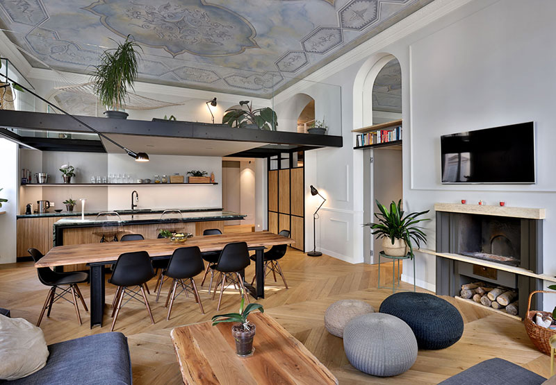 融合古典与现代的意大利公寓设计-4