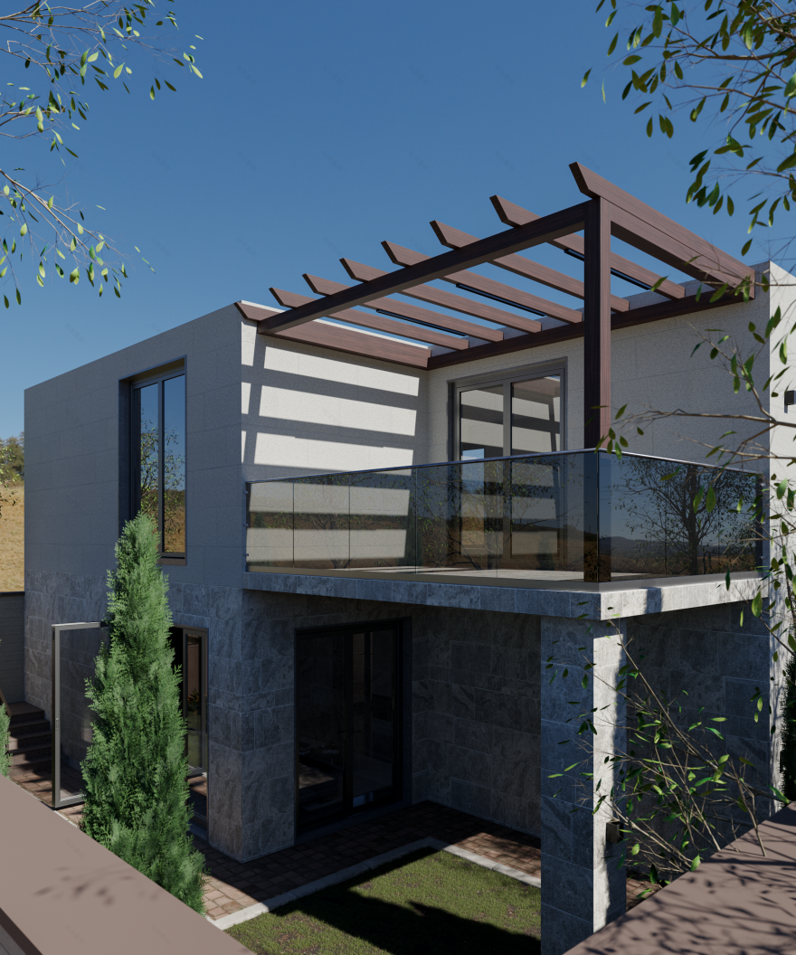 沙特别墅室内外设计-1