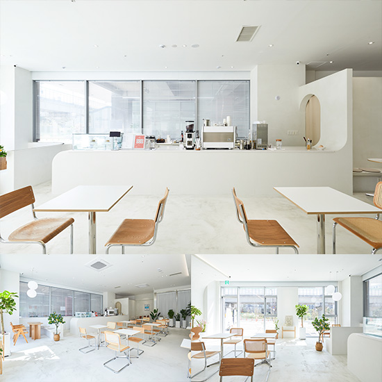 白色梦幻，33 平米咖啡厅的极致设计-1