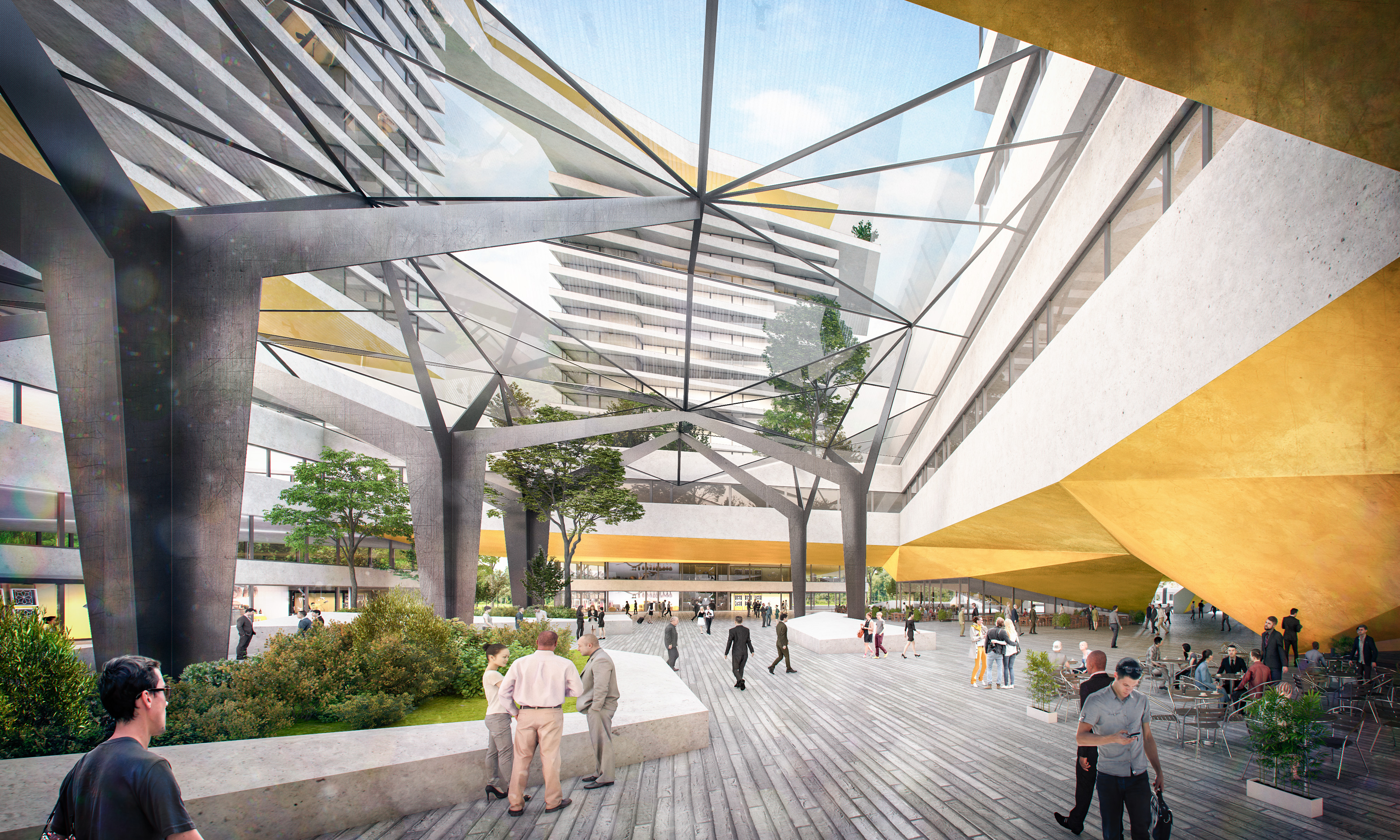 多层次共享空间 | ZIZKOV CENTER 的垂直城市设计-17