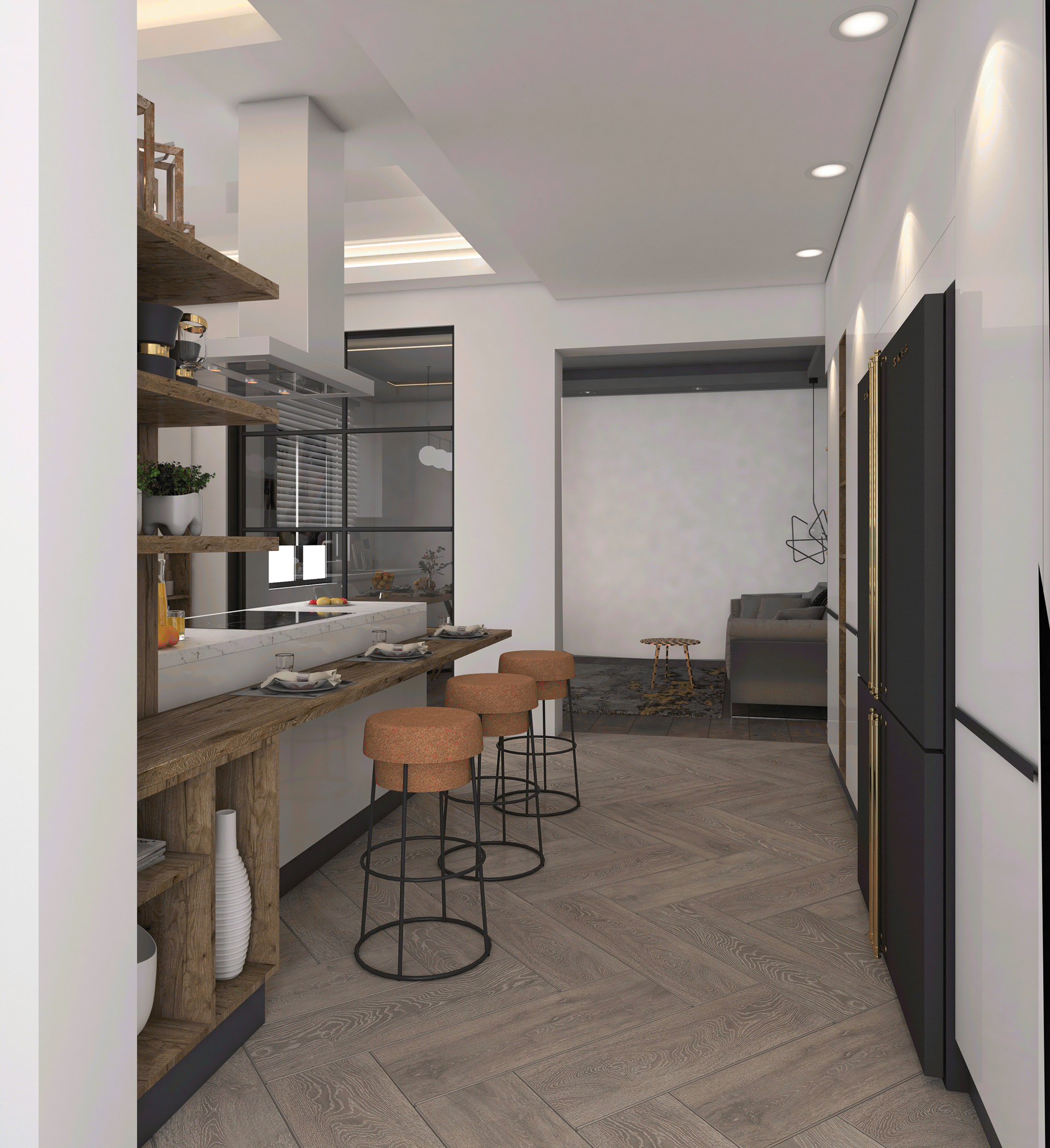 Modern Kitchen & Laundry-5