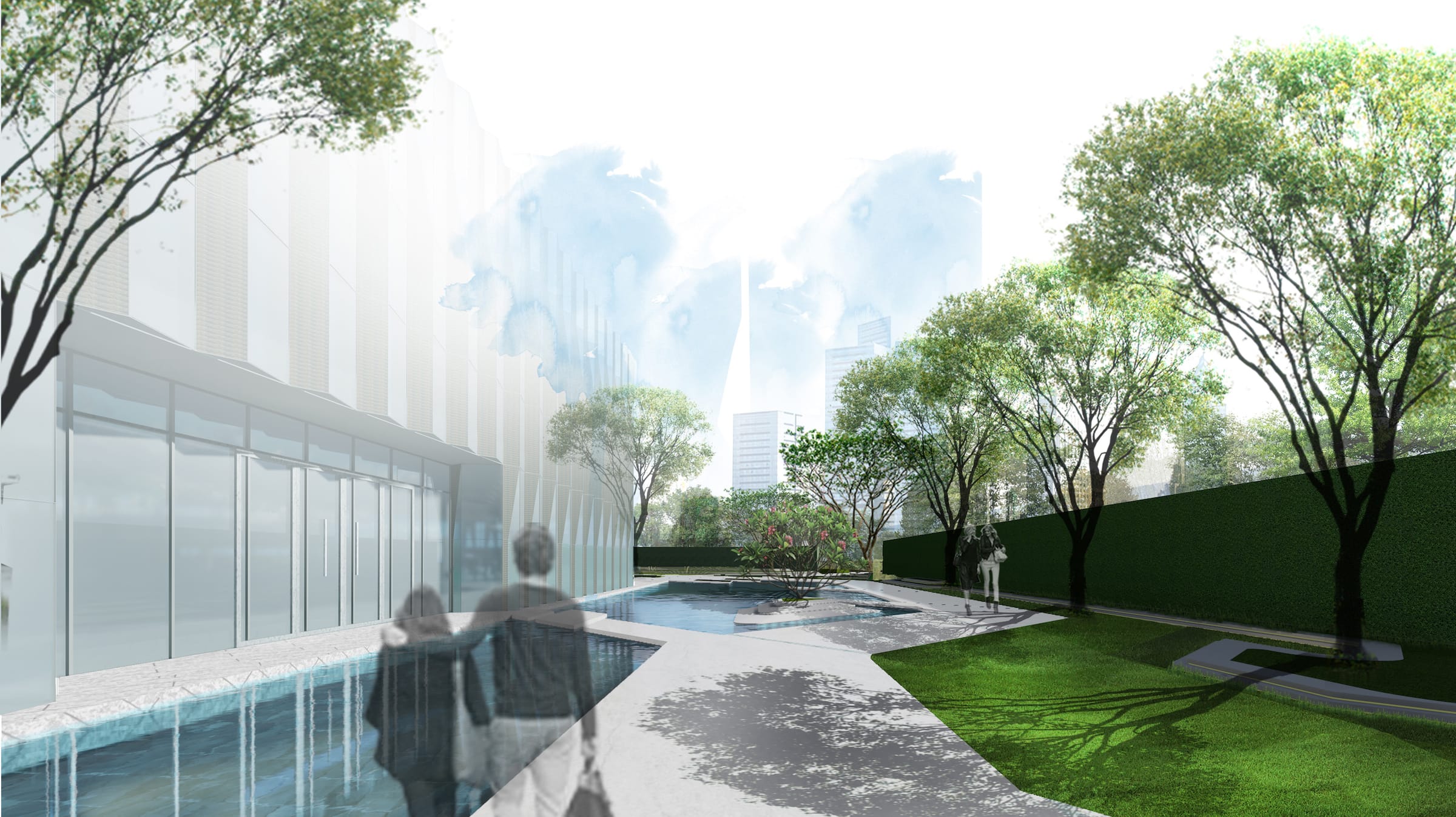 仁恒•梦公园 | 时尚镜面水景，展现新一代梦想栖居地-30