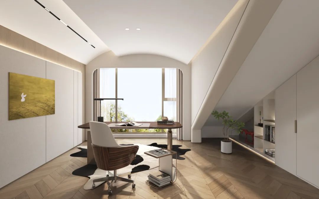 蓝色钱江大平层私宅设计丨中国杭州丨OTL本体建筑空间设计-63