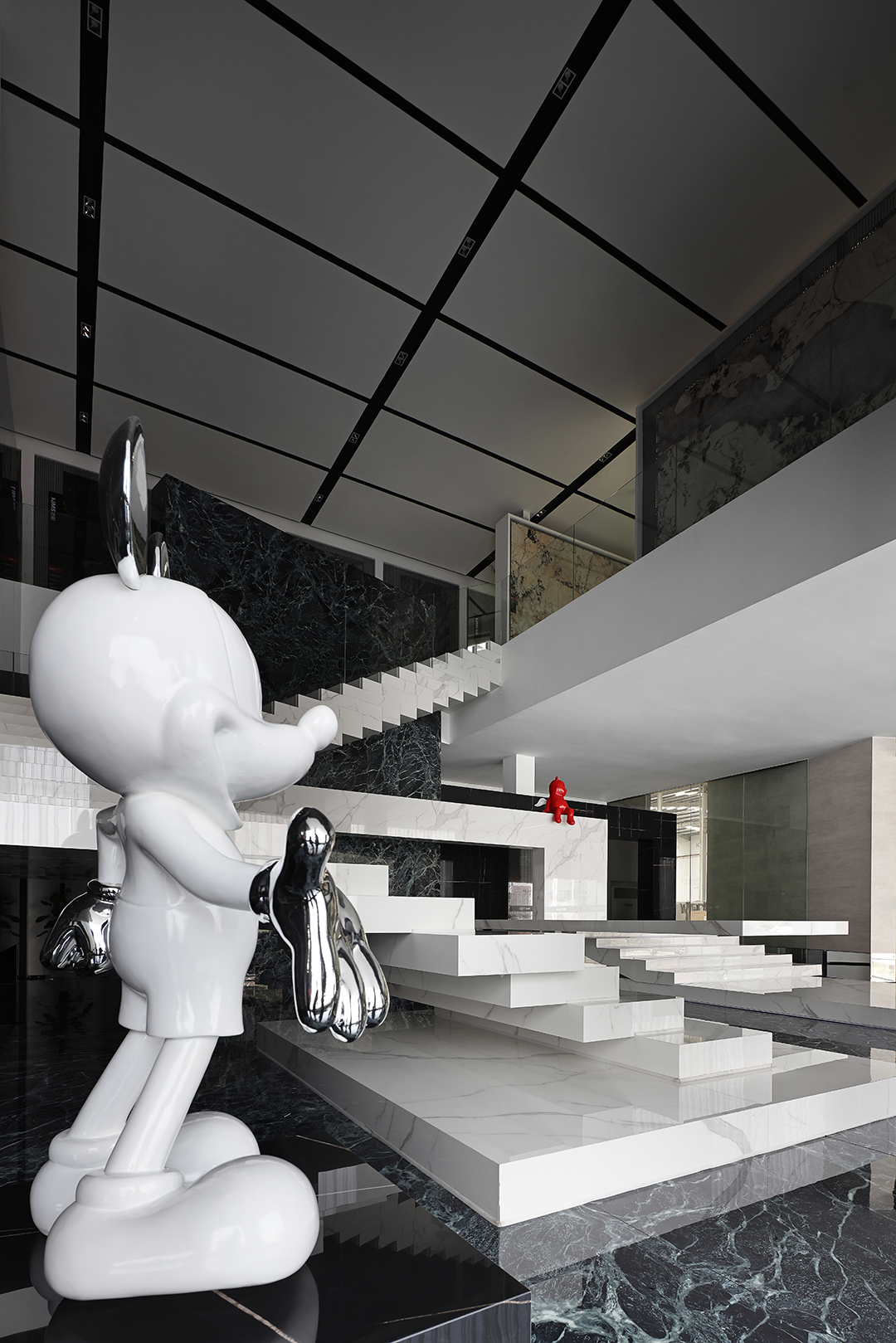 简梵高岩板展厅办公楼丨ACME 木及设计-162