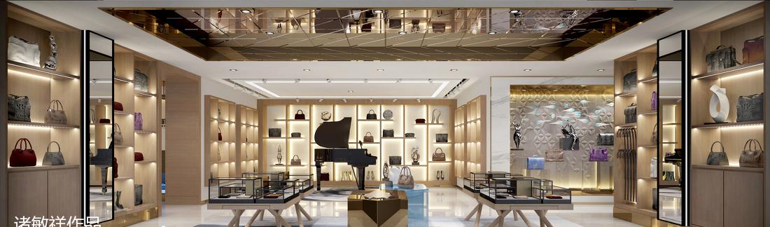广东湾鳄世家皮具三元里旗舰店室内设计-16