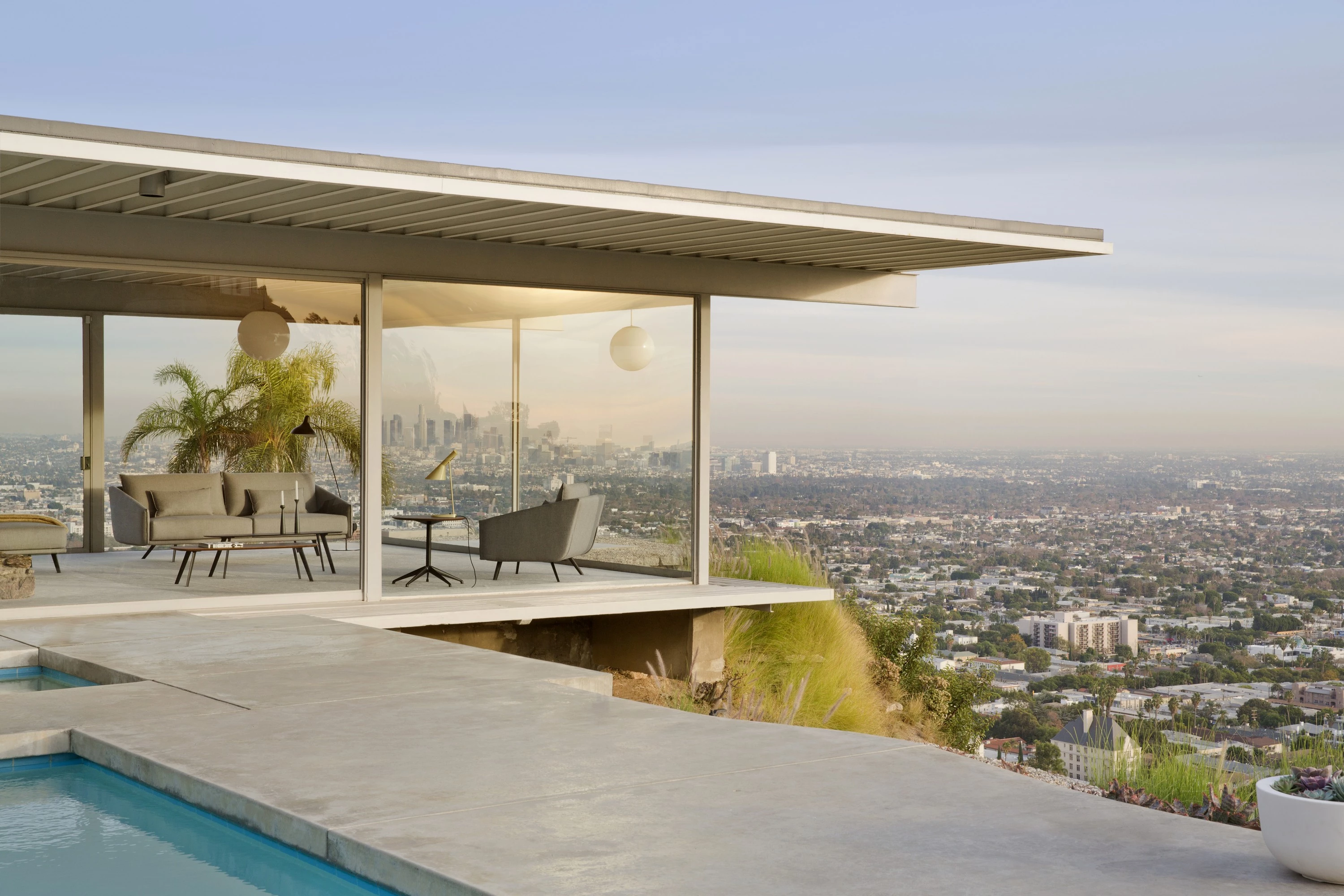 洛杉矶地标 · STUA 和 Pierre Koenig 的梦幻玻璃屋-19