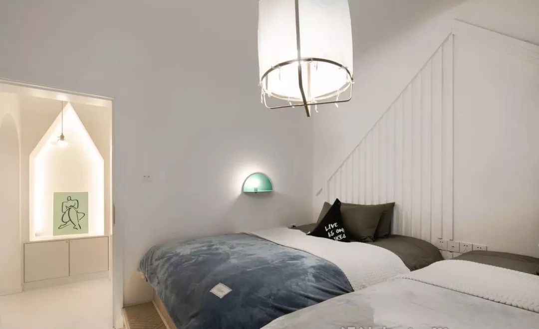 120㎡民宿风混搭家居，纯白打造浪漫不造作体验-30