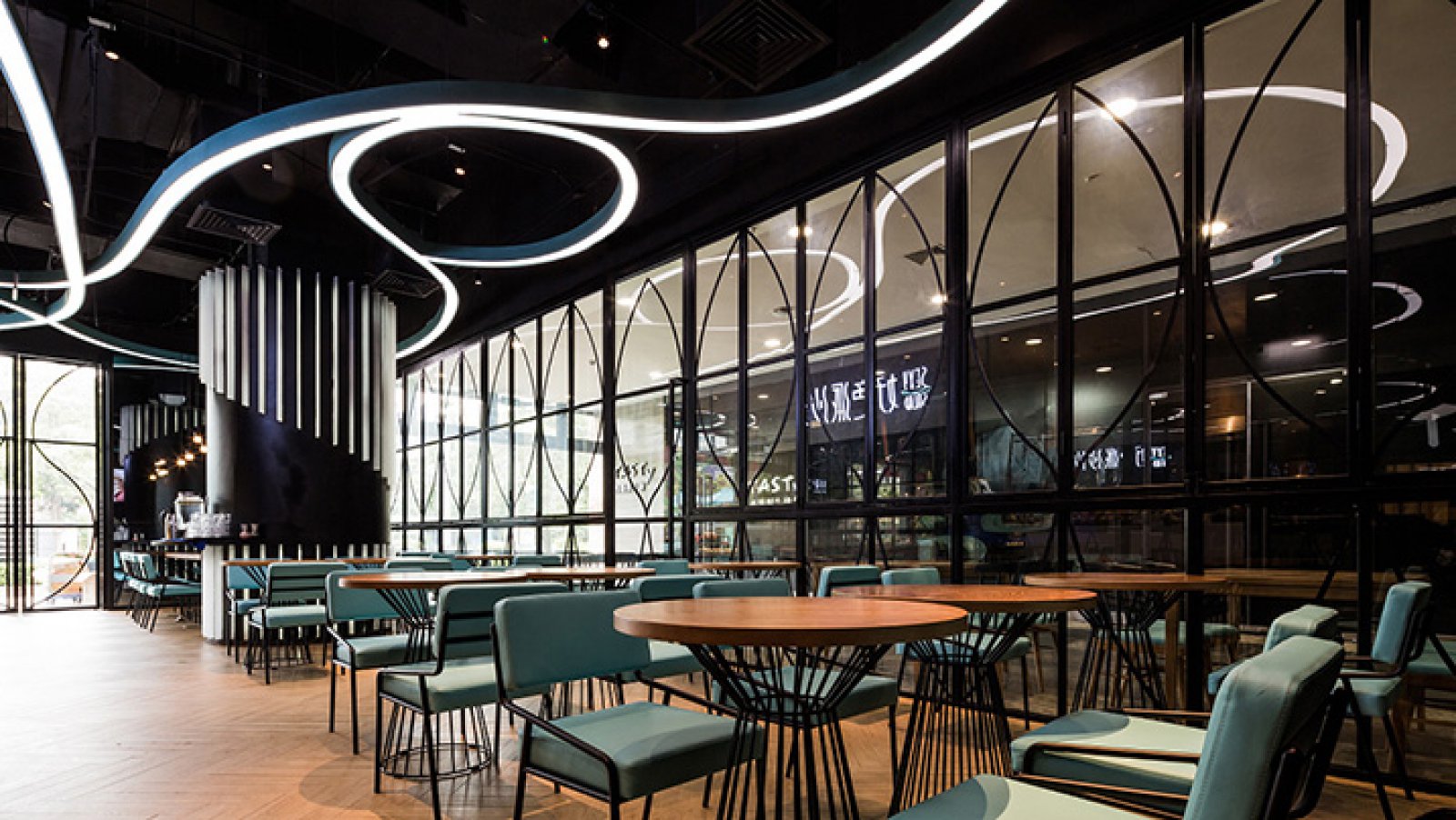 餐饮空间设计·好色派沙拉深圳中心城店-14