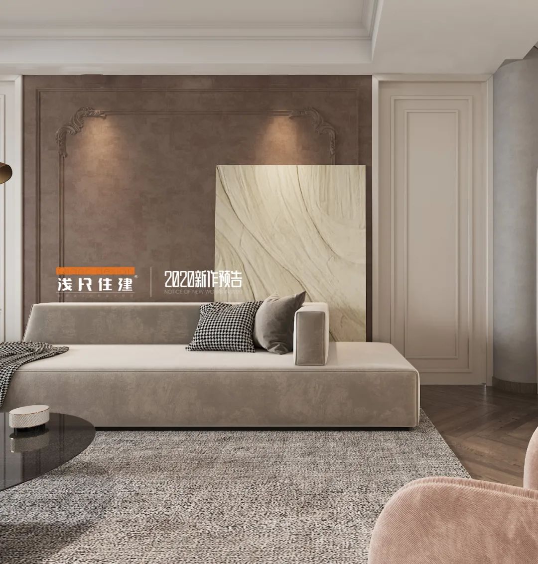 现代轻奢风家居设计案例赏析丨中国北辰丨浅尺住建-12