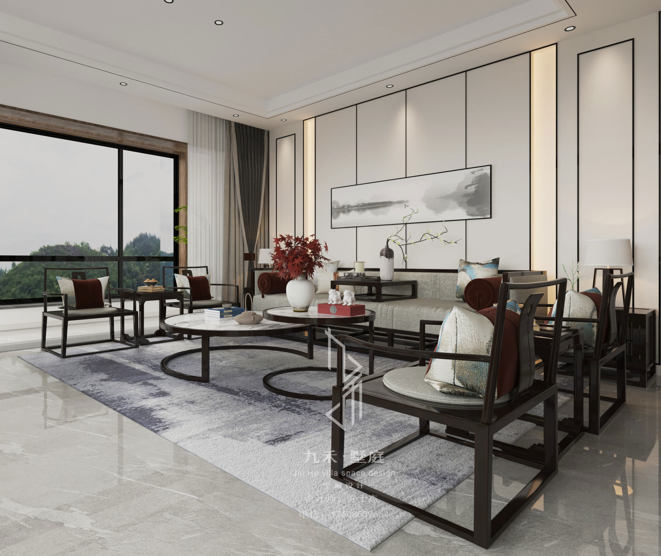 九禾墅庭·一抹中国红 | 现代奢华融合传统元素-6