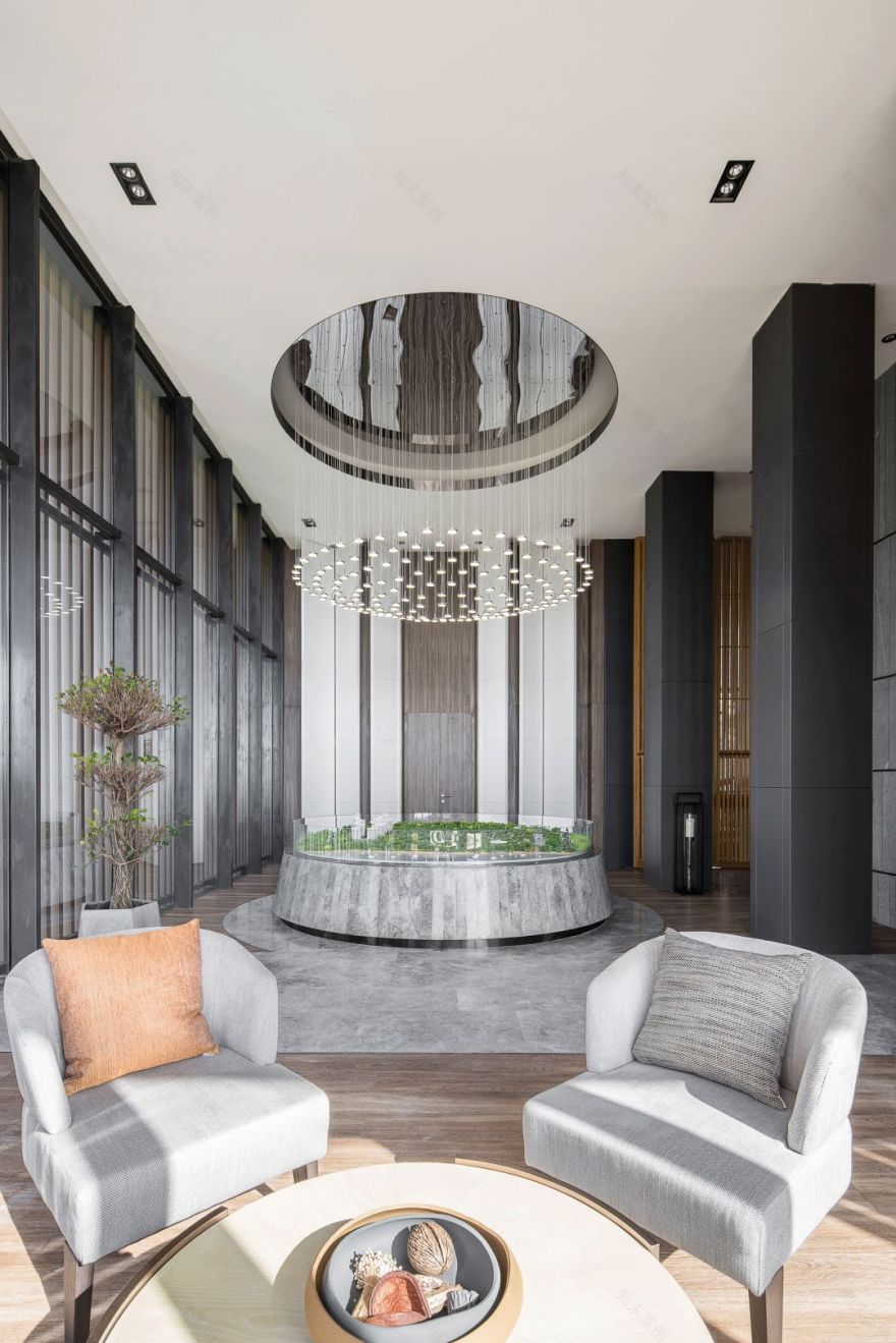 海南文昌鲁能·山海天生活馆&茶室 | 现代与传统的碰撞与交融-16