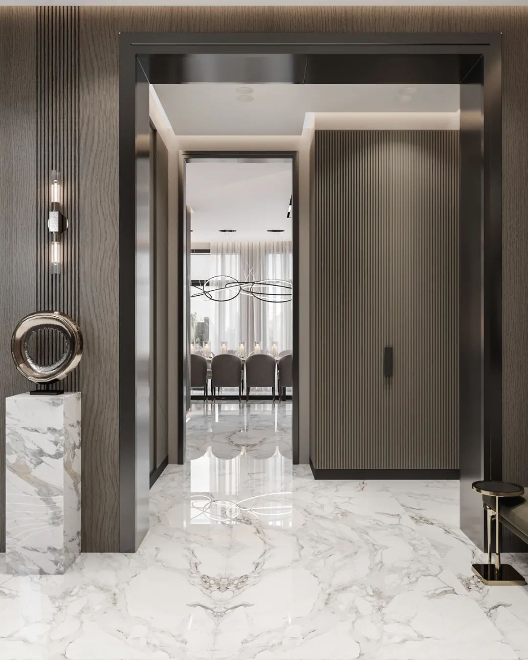 阿塞拜疆巴库现代轻奢公寓设计丨Aytan Guliyeva-12