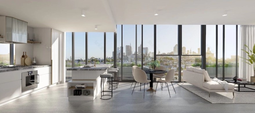 墨尔本 St Boulevard 项目,高科技定制窗户打造城市园林建筑-26