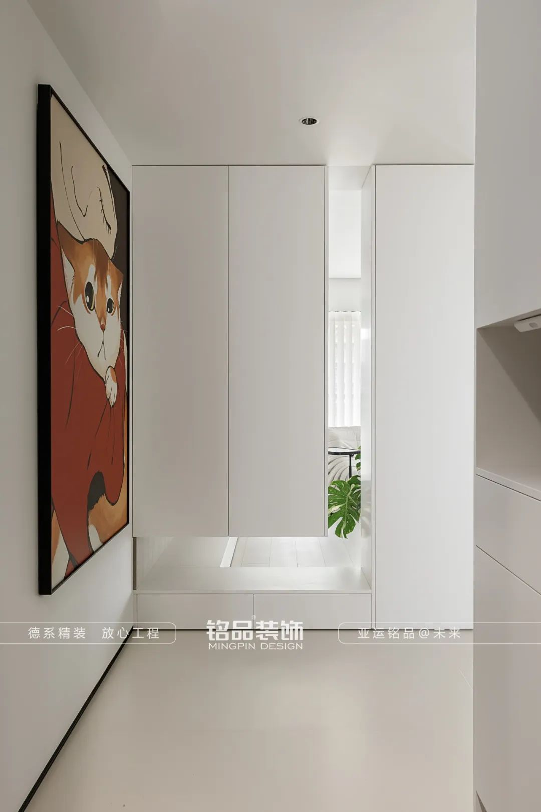 奶油风设计,杭州绿园银杏苑的温馨之家丨中国杭州丨铭品装饰-18