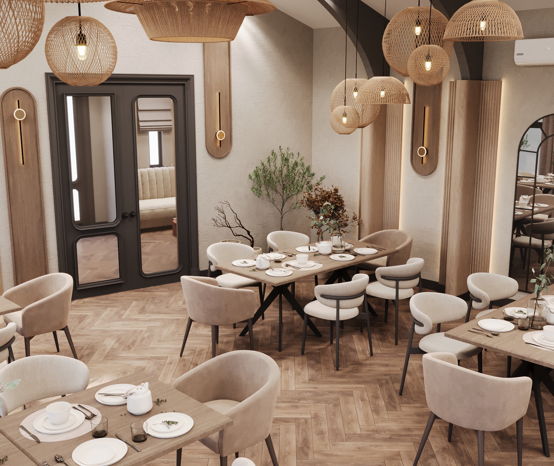 160平方米餐厅室内设计丨亚美尼亚丨Design_14,Narek Azaryan-27