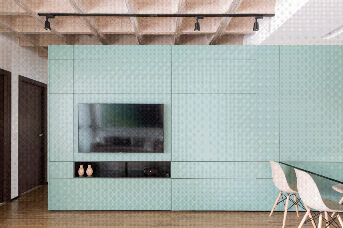 巴西 108 公寓 | 多功能柜打造现代生活空间-23