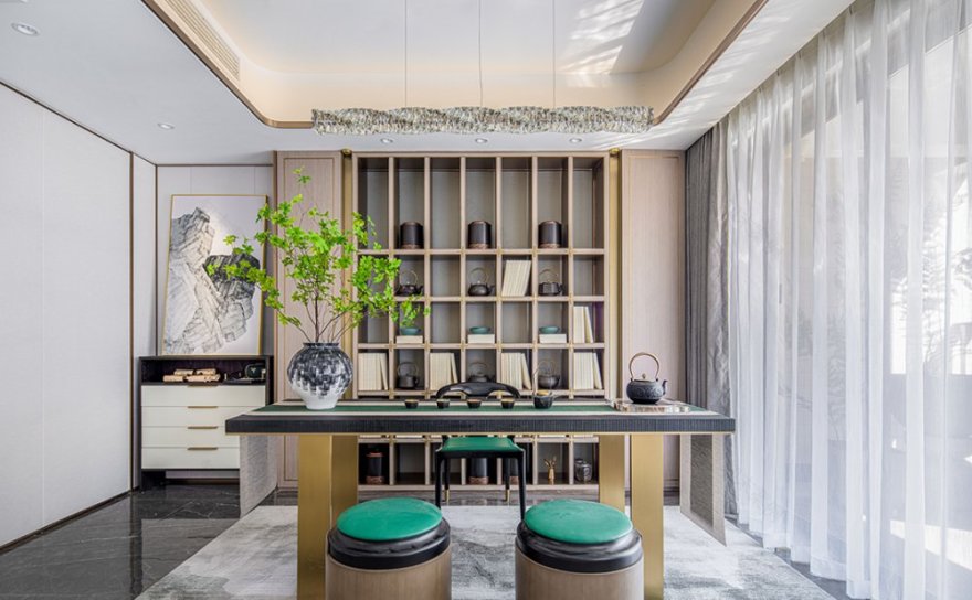 上坤·檀悦府样板房丨中国汕头丨深圳市派尚环境艺术设计有限公司-5