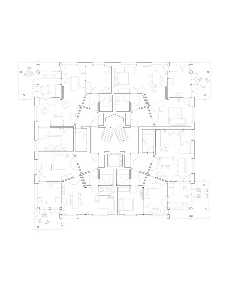 在圣杯路居住丨瑞士苏黎世丨Mathis Kamplade Architekten-14