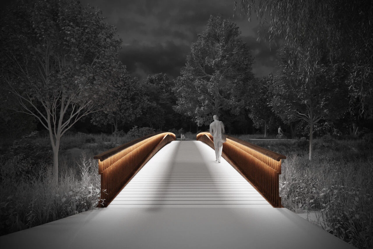 贝德堡人行桥丨德国丨STERLING PRESSER-14